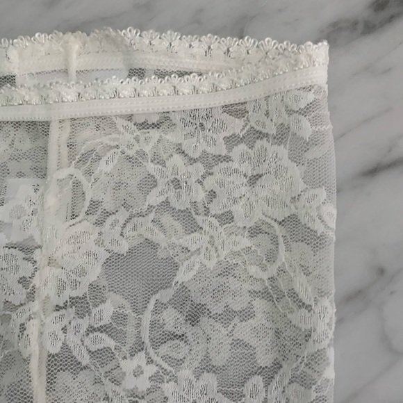 Baby Bella Maya Lace Footless Tights / Leggings White 18 months - Picture 7 of 11